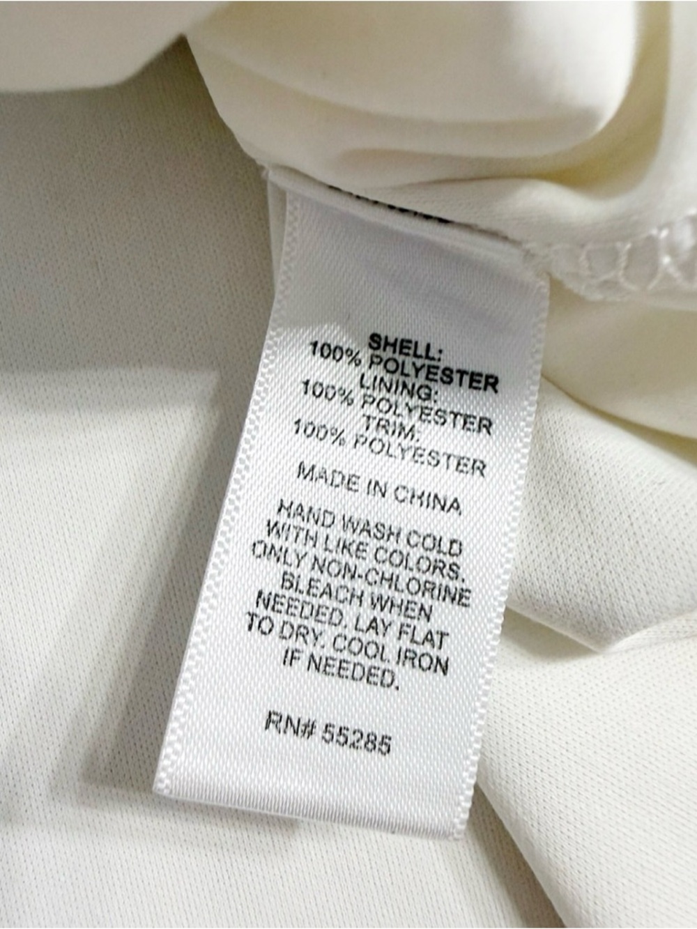 Express Lace Mock Neck Sleeveless Blouse White Size Small - Picture 7 of 7